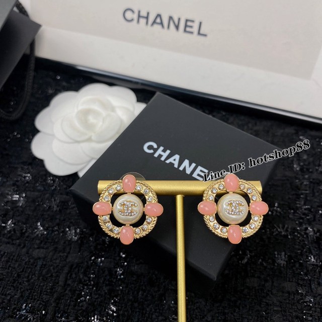 Chanel專櫃新款飾品耳圈 香奈兒耳釘熱銷款耳環 zgb2536